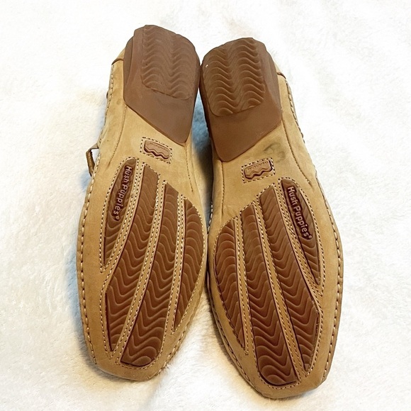 Hush Puppies Wave Reflex Tan Suede Leather Slip On Comfort Flats Women’s Size 7 - Picture 8 of 8